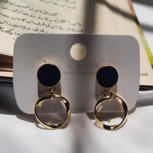 Golden Drop Earrings