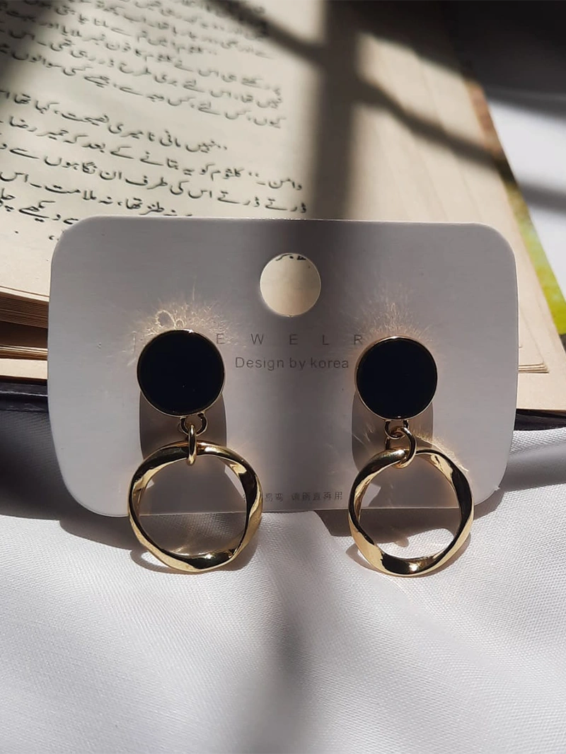 Golden Drop Earrings