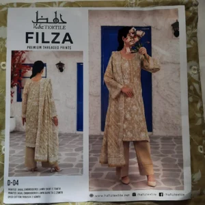 Filza by Hafiz textile Unstiched lawn 3pc suit (embroidered) (2)