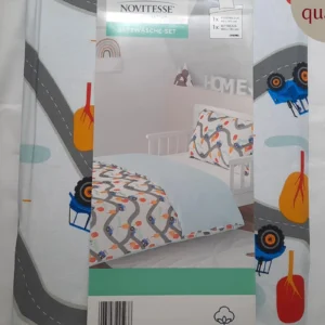 Kids comforter cover for cot with one pillow case (2)