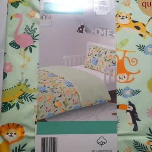 Kids comforter cover for cot with one pillow case